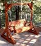 Forever 4 Foot Old Redwood Porch Swing