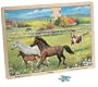 Wooden Horses 48 Piece Jigsaw Puzzle