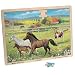 Wooden Horses 48 Piece Jigsaw Puzzle