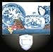 Blue Willow China Decorative Night Light