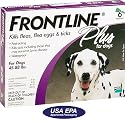 Merial Frontline Plus Flea and Tick Control for 45- to 88-Pound Dogs and Puppies, 6 Month