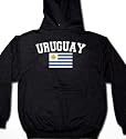 Uruguay Flag International Soccer Sweatshirt, Uruguayan Soccer Mens Hoodie
