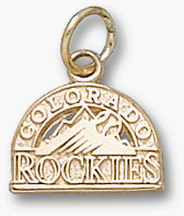 Buy Colorado Rockies Club Logo 5 16 Charm - 14KT Gold Jewelry