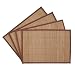 Benson Mills Bali Bamboo Placemats, Brown, Set of 4