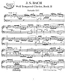 Bach, J.S. Book II: Prelude and Fugue No. 16: Instantly download and print sheet music