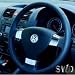 VW Golf V Chrome Steering Wheel Inserts