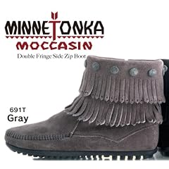 【在庫あり】MINNETONKA (ミネトンカ) ダブルフリンジサイドジップブーツ
