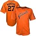 San Francisco Giants Jerseys : Majestic San Francisco Giants #27 Juan Marichal Orange Laser Cooperstown Replica Jersey