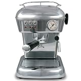 Ascaso DR.118 Dream 16-Bar-Pump Espresso Machine, Polished Aluminum