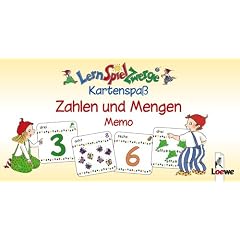 LernSpielZwerge, Kartenspa� : Zahlen und Mengen Memo (Kinderspiel)