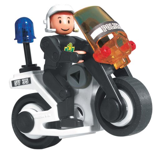 Childrens Toyshop  Toys : Meccano City 1100 Police Motor Cycle
