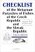 Book Checklist of the Metazoan Parasites of Fishes of the Czech Republic and the Slovak Republic, 1873-2000