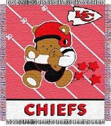Kansas City Chiefs 36"x48" Woven Baby Throw Blanket - Football Sports Merchandise