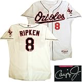 Cal Ripken Jr. White Baltimore Orioles Jersey Autographed On Back Number