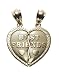 Jewelry : 14k Yellow Gold "Best Friends" Charm