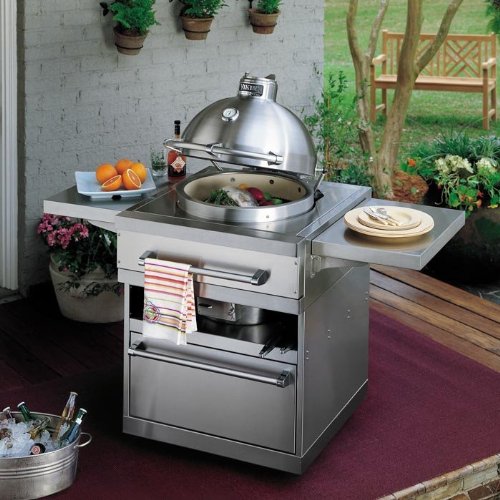 Viking C4 Charcoal Ceramic Smoker Grill and 30