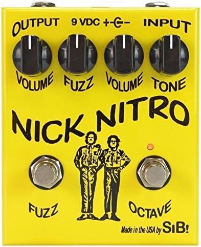 SIB FX Nick Nitro Octave/Fuzz String Bundle w/ 2 free Items: Ernie Ball Guitar Strings, 1 Dozen Dunlop Tortex Picks