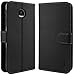 Moto Z Force Case, TAURI [Stand Feature] Wallet Leather Protective Case [Card Pockets] Flip Cover For Motorola Moto Z Force Droid - Black