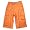 Cool Island - Boys Cargo Short, Orange (Size 14/16)