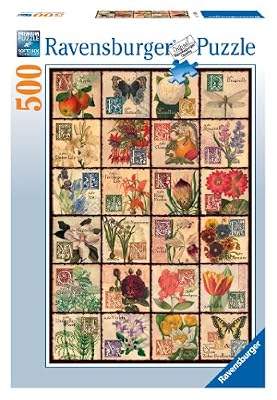 Ravensburger Vintage Flora - 500 Piece Puzzle