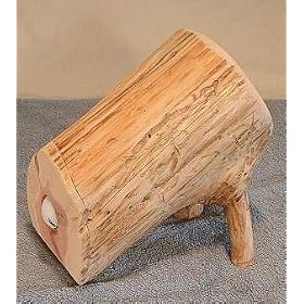 Style 5 Red Cedar Cat Scratcher with Mouse