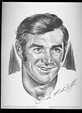 1974 Dick McAuliffe Detroit Tigers Lithograph