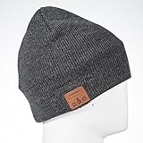 Tenergy Bluetooth Beanie with Basic Knit, Color Charcoal