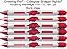 Greeting Pen University of Arkansas Braggin' Rights Pen Set, 6 Pens with Rotating Messages (20505)