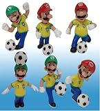 517CZm6eQiL. SL160  Super Mario Brothers Soccer Figure Set Of 6