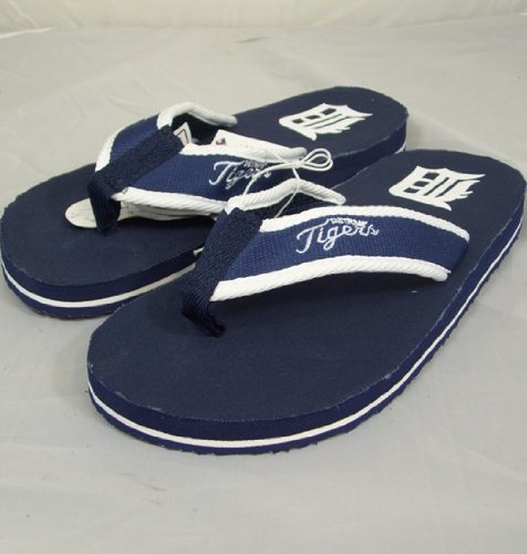 Detroit Tigers MLB Contoured Flip Flop Sandals