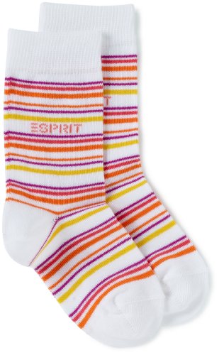 ESPRIT Unisex - Kinder Socken 18342 Fine Stripe Socke, Gr. 28(27-30), Wei&szlig;(white 2000) Preisvergleich