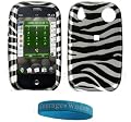 Zebra Stripes Shield Protector Case for Palm Pre (CDMA) + Wisdom*Courage Wristband