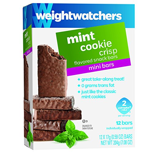 Weight Watchers 2015 Points Plus Mint Cookie Crisp Mini Snack Bars