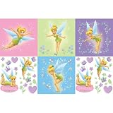 Blue Mountain Wallcoverings 31420620 Tinker Bell Self-Stick Decorating Kit, Pink