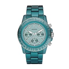 Fossil Damen-Uhren Chronograph Sport Aluminium T�rkis CH2706
