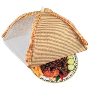 Mr. Bar-B-Q Cabana Style 17 by 17-Inch Food Umbrella