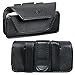 Premium Black Leather Nylon Horizontal Pouch Carry Case Magnetic Closing Flap Belt Clip for Huawei M228, Kyocera K126C, S1300 Melo, S1310 Domino, LG CF360, GD710 Shine II, LX290, LX370, MT375 Lyric, VX7100 Glance, Motorola C139, i856 Debut, VE240, W233 Renew, W450 Active, Z3, Nokia 1208, 1600, 1680, 2610, 2865I, 3100, 3220, 5130, 6030, 6235I, 6275i, 6650, 7250, BlackBerry 8110, 8130, Samsung A697 Sunburst, A887 Solstice, R100 Stunt, R410, T119, T659, T729, T749 Highlight, U650 Sway, U940
