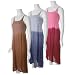 Good Times Gradient Print Crinkle Tank Dress