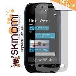 Skinomi DryTech - Dry-Install Screen Protector Shield for Nokia Lumia 710 + Lifetime Warranty