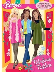 Book: Fabulous Fashion (Paper Doll Book): Barbie - Golden Books