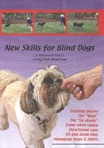 New Skills for Blind Dogs (DVD): Training Theory, The 'Wait', The 'Go Slowly', Come When Called, Directional Cues, Sit and Down-Stay, Managing Steps and Stairs