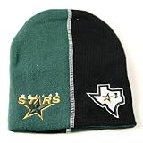 Dallas Stars Rack Stitch 2-Tone Knit Beanie