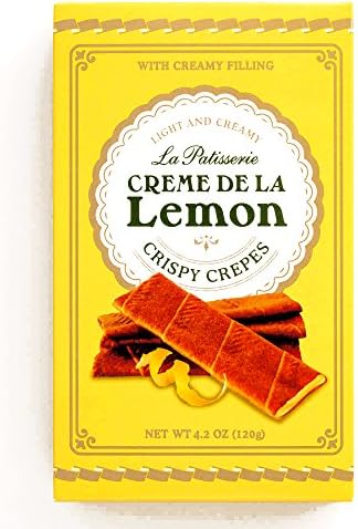 Creme de la Lemon Crispy Crepes 4.2 oz each (6 Items Per Order)