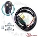 NUCORD 4' 4 Wires 30A Dryer Cord - Spade, 10/4 (SRDT)