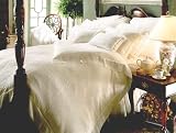 Silk Ivory Duvet Cover - Matelasse Cloque by Empress Silk