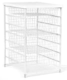 ClosetMaid 6201 4 Drawer Basket Kit, White