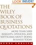 The Wiley Book of Business Quotations