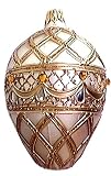 Museum Collection Faberg&Atilde;&copy; Bellagio Egg Glass Ornament-Small