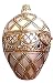 Museum Collection Faberg� Bellagio Egg Glass Ornament-Large