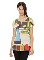 Janis Camiseta Manga Corta Selena (Multicolor)